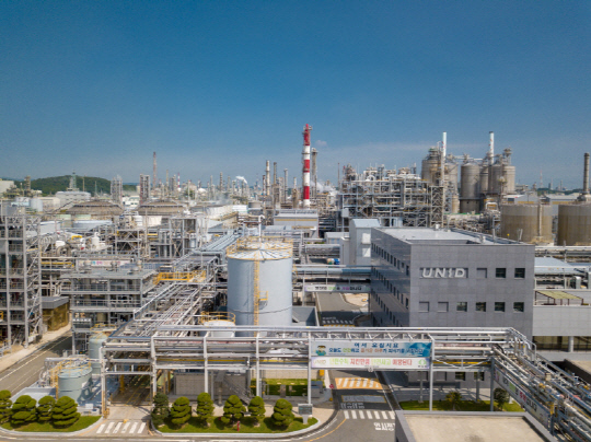 유니드 울산 공장 전경. 유니드 제공.